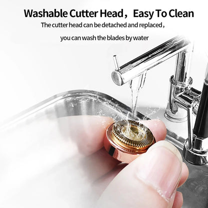 Effortless Beauty on the Go: Rechargeable Lipstick-Style Electric Shaver for Painless Facial and Leg Hair Removal